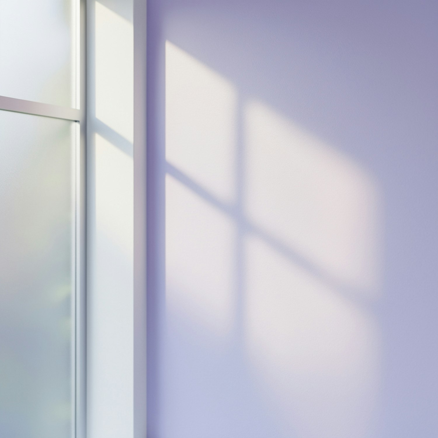 Soft daylight falling across a plain interior wall